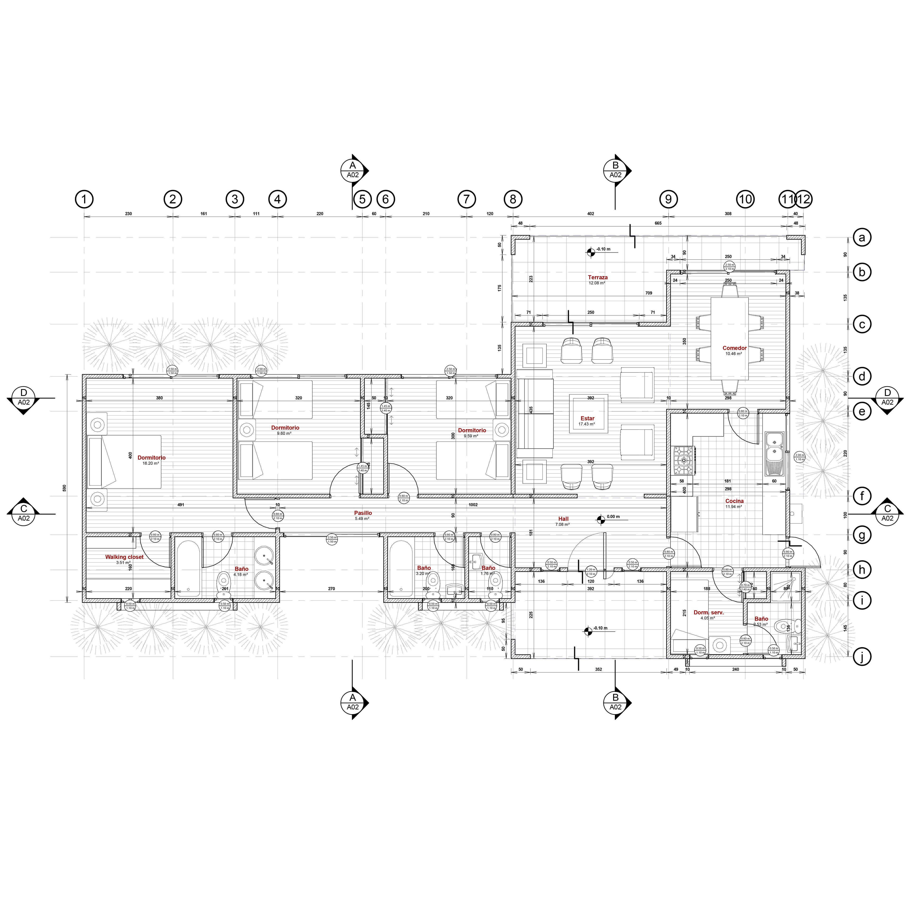 Casa Folatre 120 Clásica - planta 1
