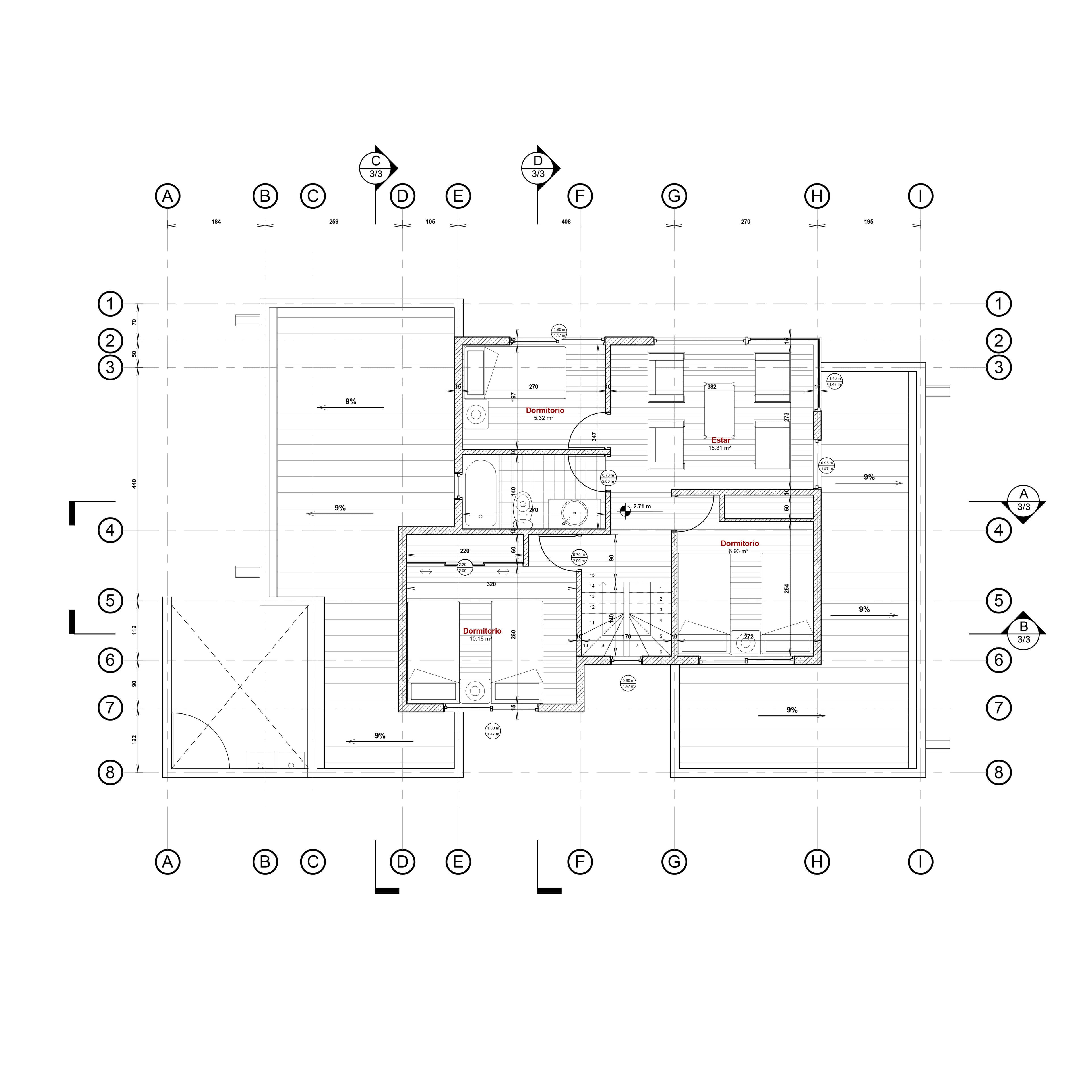 Casa Folatre 140 Moderna - planta 3