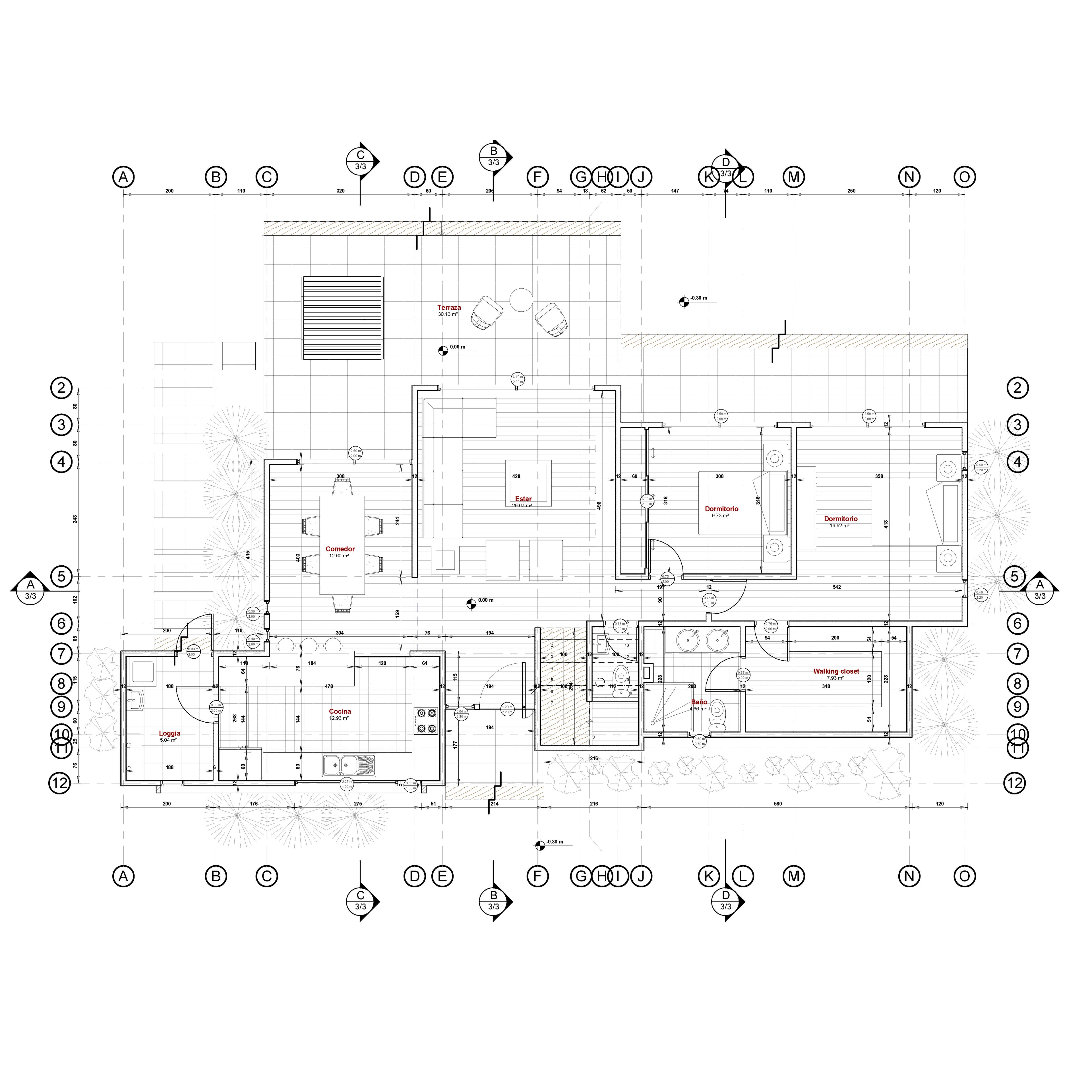 Casa Folatre 180 Moderna (Dos Pisos) - planta 1