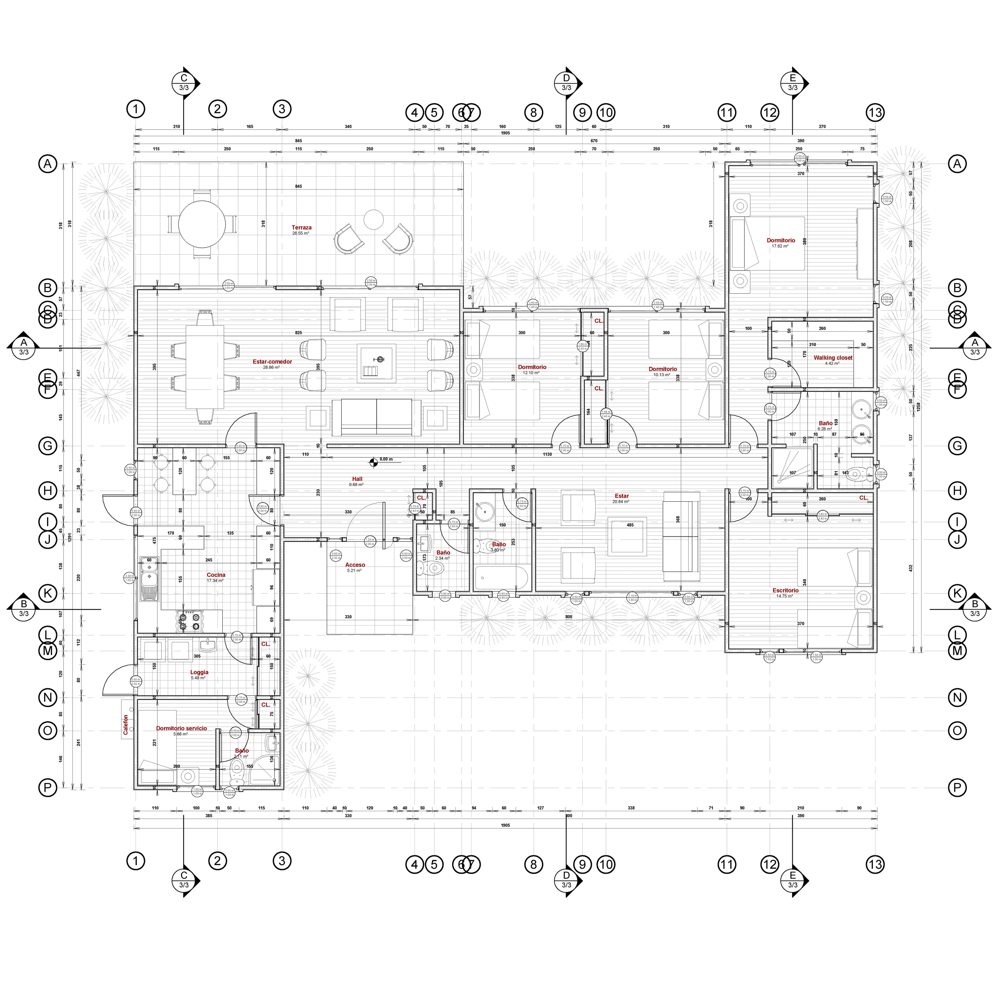 Casa Folatre 180 Moderna - planta 1