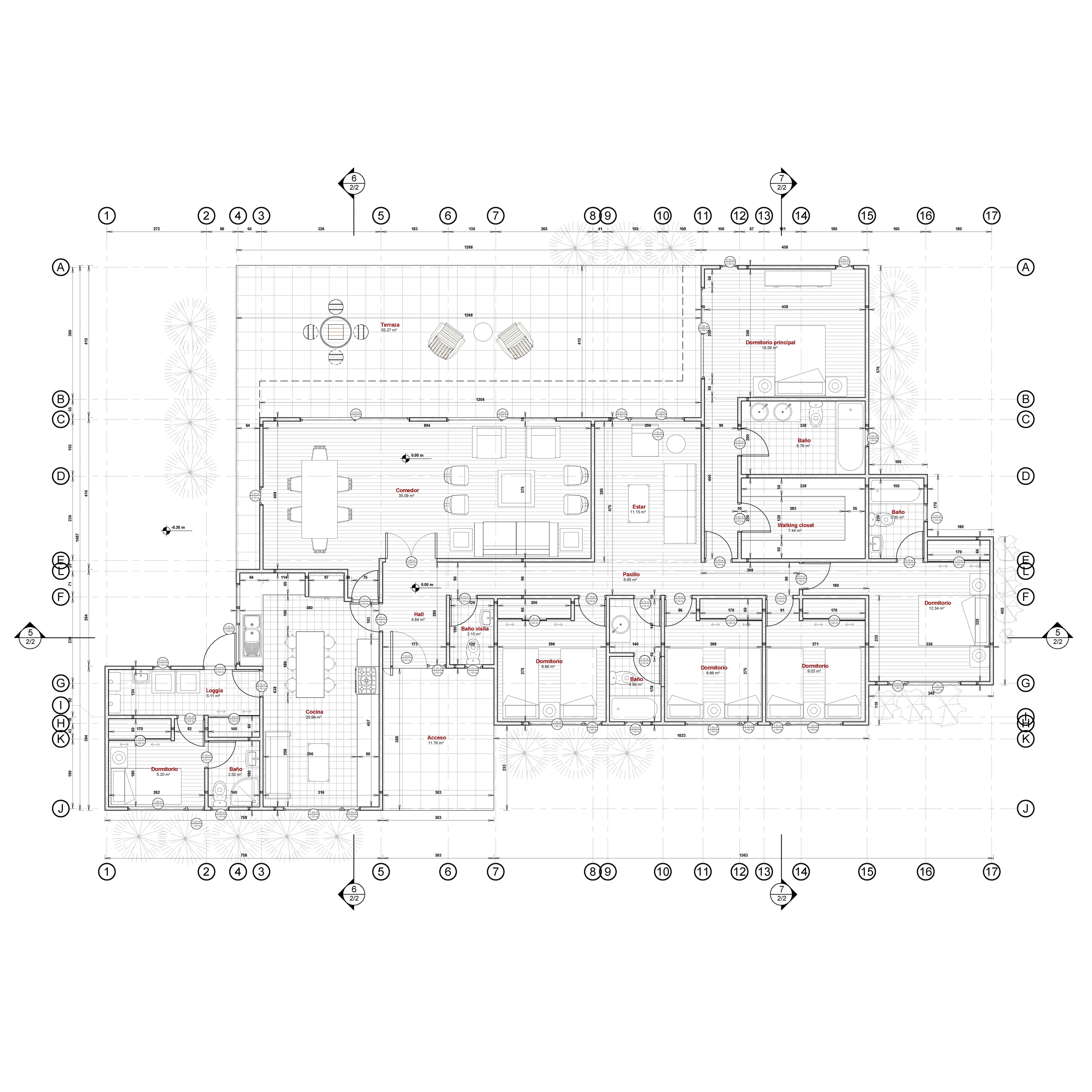 Casa Folatre 200 Moderna - planta 1