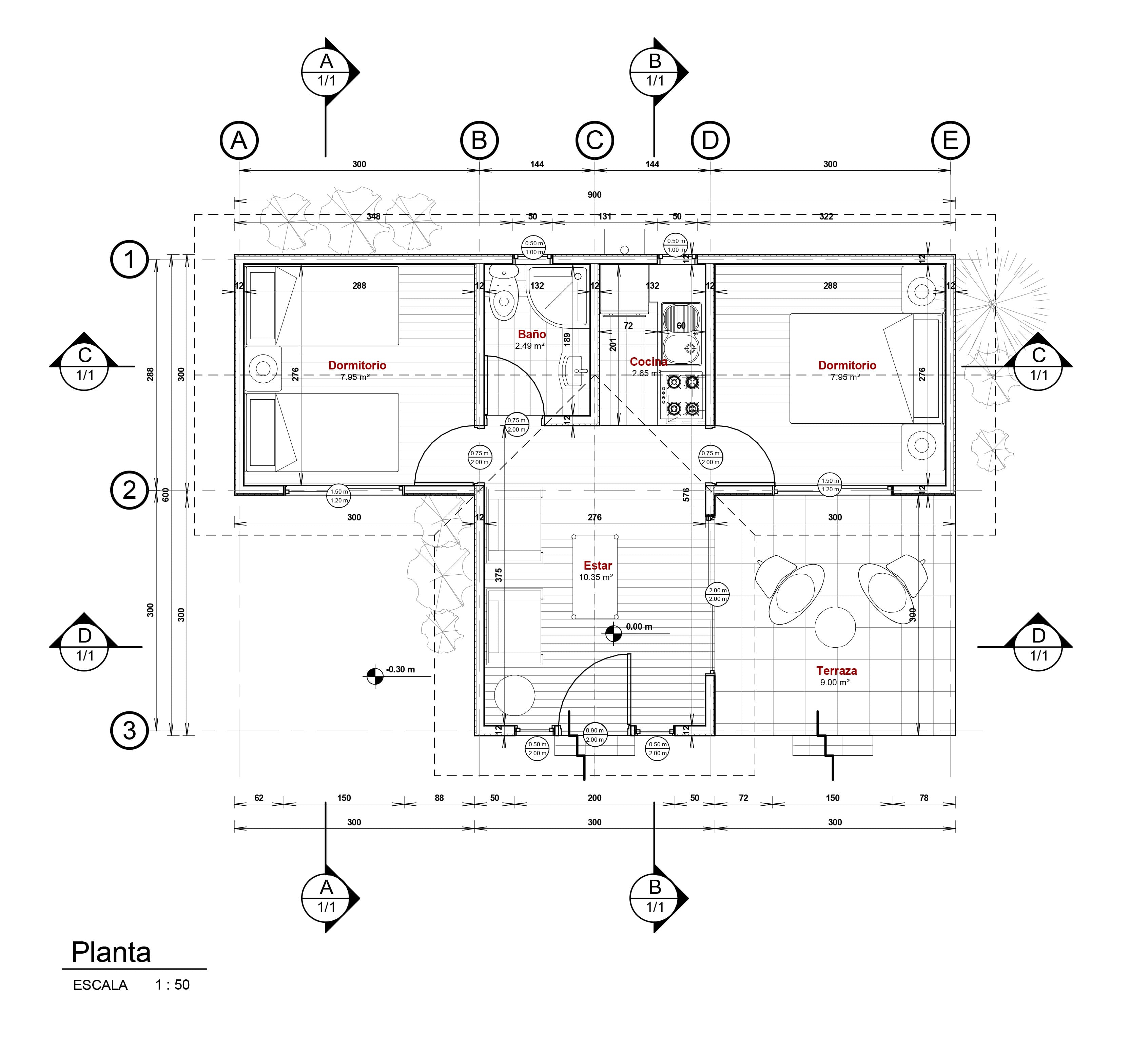 Casa Folatre 36 Clásica - planta 1