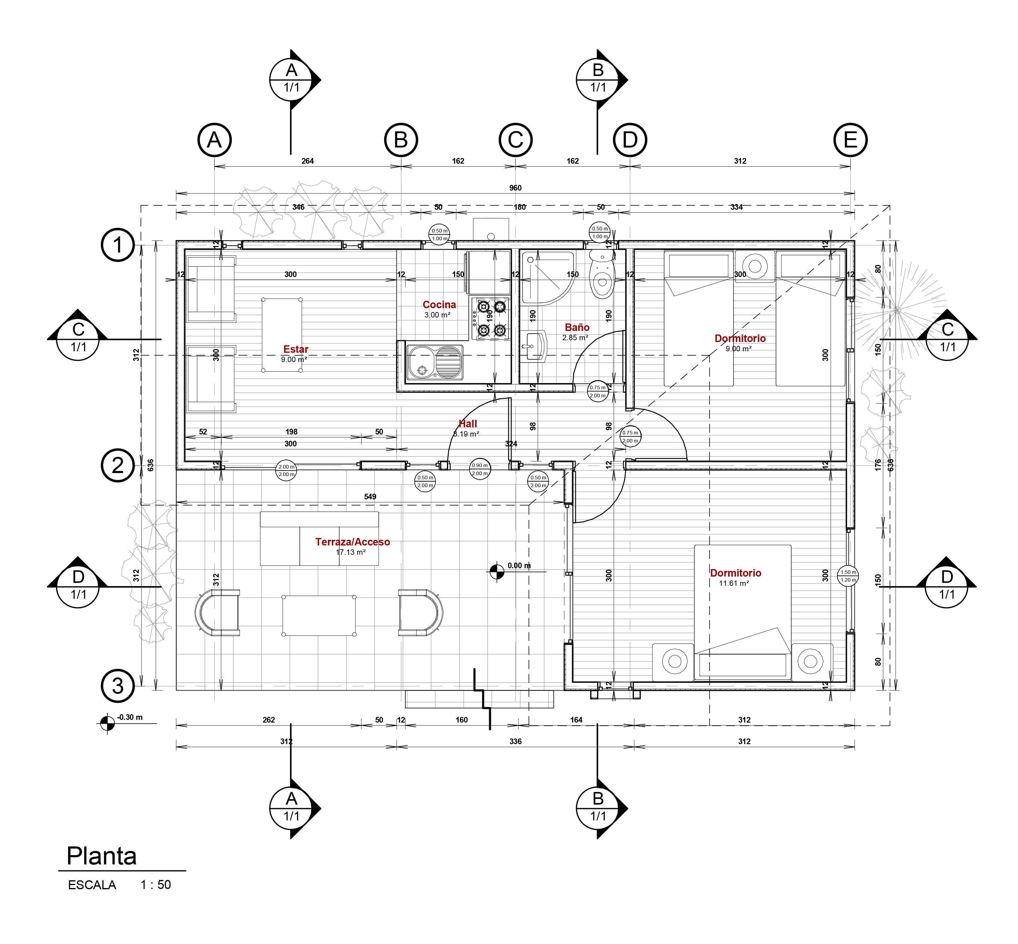 Casa Folatre 44 Clásica - planta 1