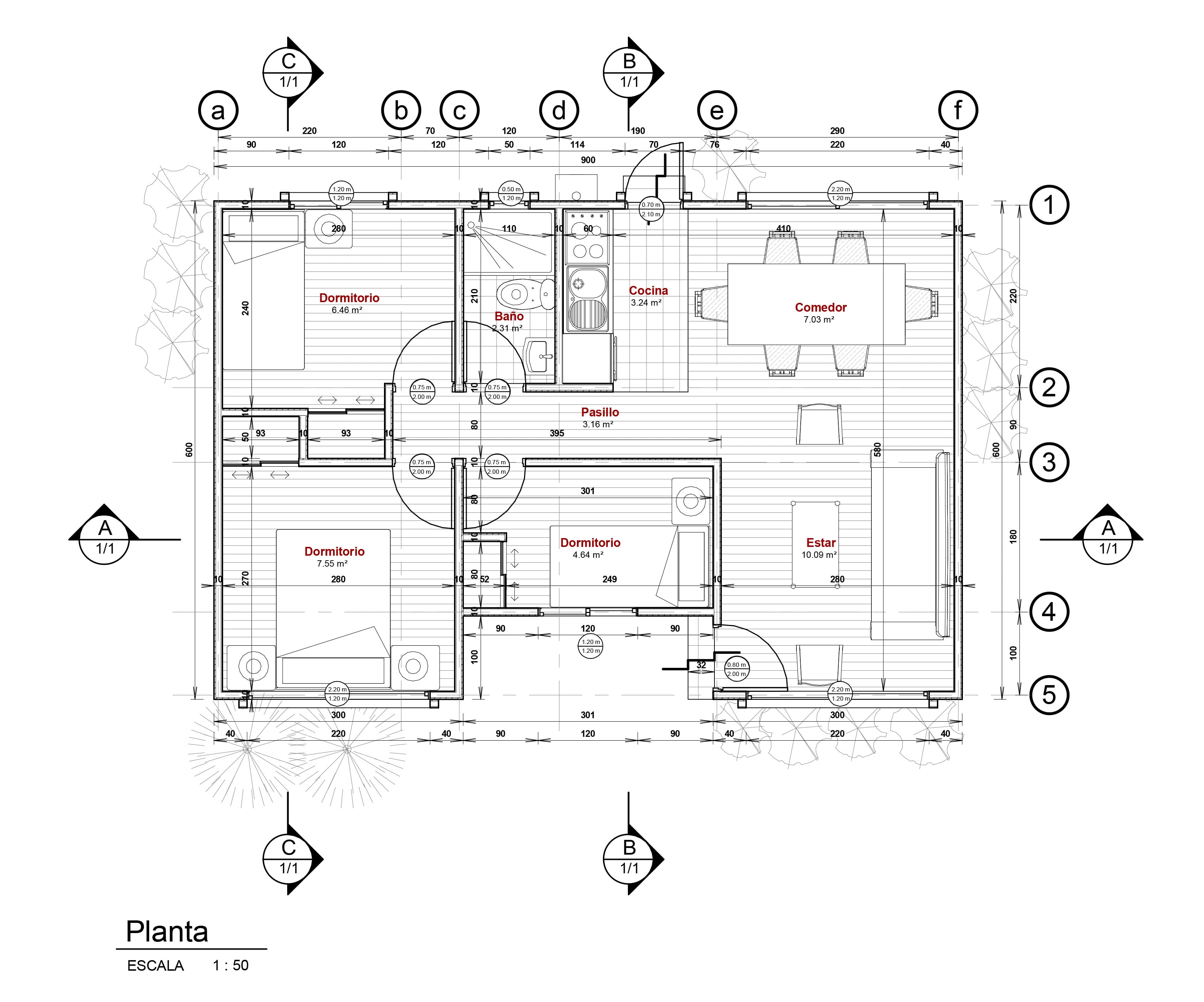 Casa Folatre 51 Clásica - planta 1