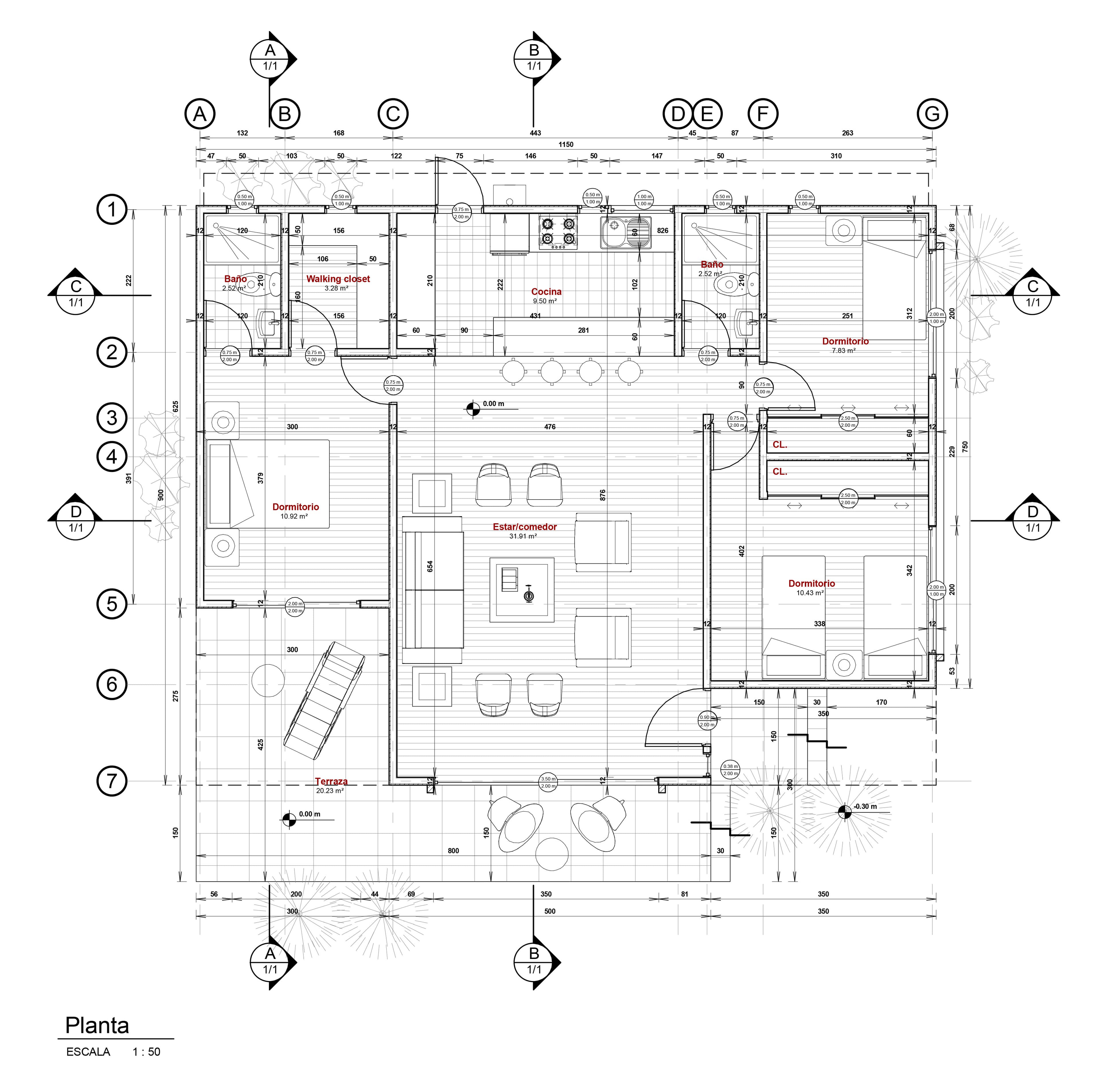 Casa Folatre 90 Moderna - planta 1